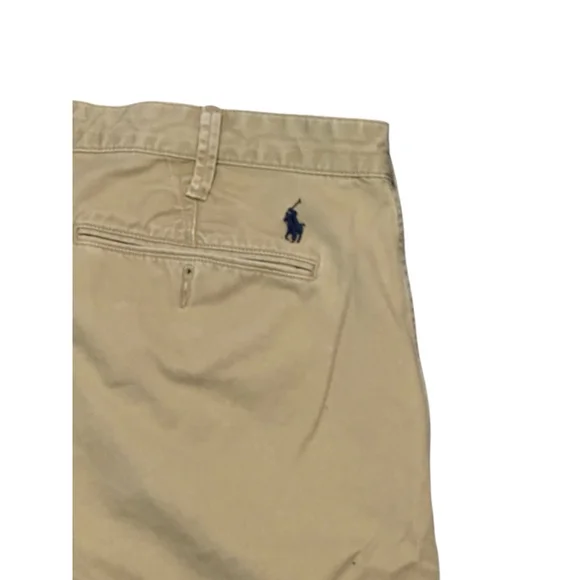 Polo Ralph Lauren Relaxed Fit Twill 10" Inseam Surplus Shorts Khaki Sz 35 - Picture 7 of 9
